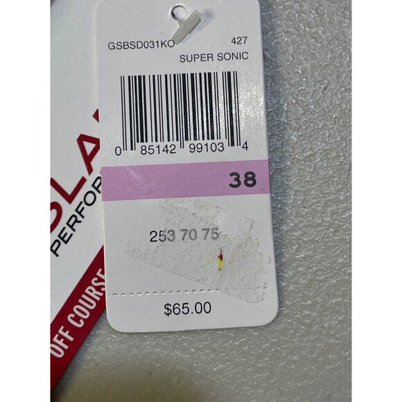 Grand Slam Mens Size 38 Blue Camo Print Golf Shorts 4-Way Stretch - Picture 10 of 12